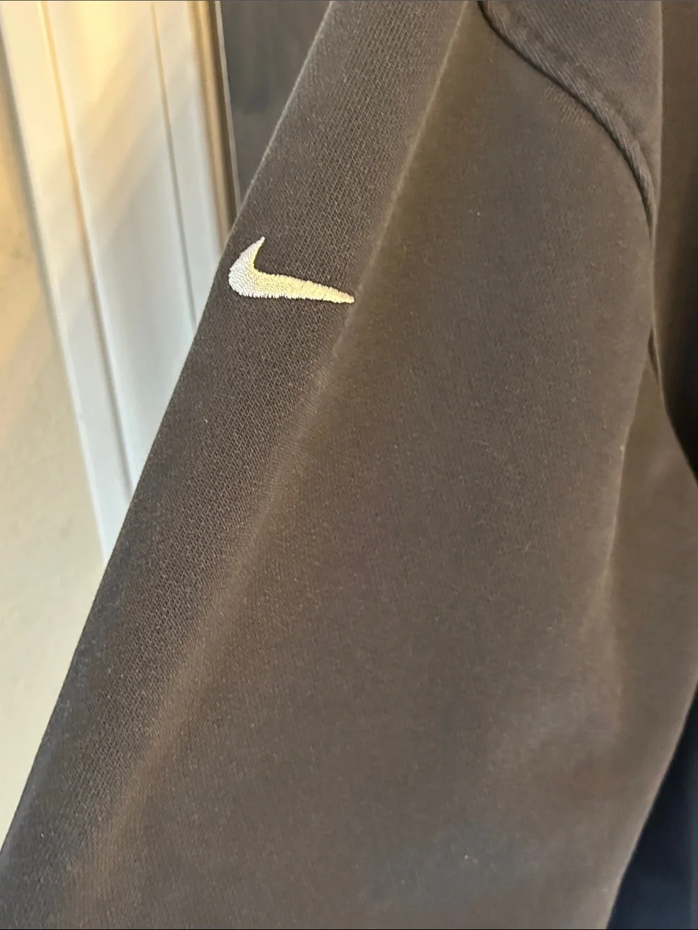 Nike Charcoal Gray Crewneck Sweatshirt with Yellow & Multi-Star Logo